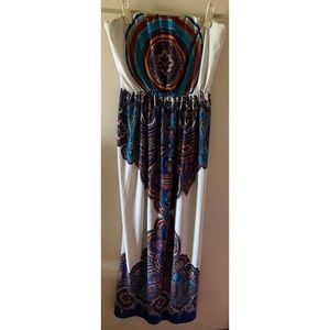 Strapless summer dress